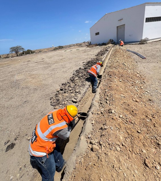 Instalación de red sanitaria en Talara